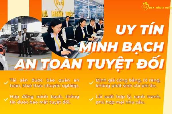 Cầm Cố An Toàn: Uy Tín, Minh Bạch & Khác Biệt Hoàn Toàn