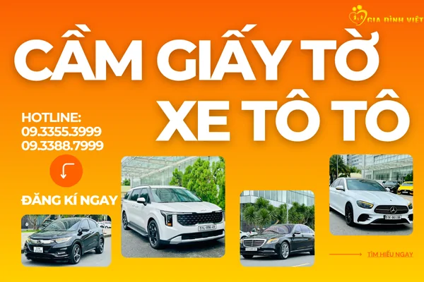 Cầm Giấy Tờ Ô Tô: Không Lãi Suất, Giải Ngân 5 Phút